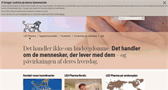 Desktop Screenshot of leo-pharma.dk