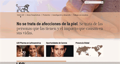 Desktop Screenshot of latinoamerica.leo-pharma.com