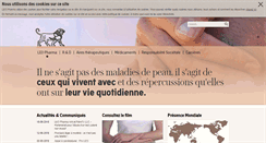 Desktop Screenshot of leo-pharma.fr