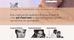 Desktop Screenshot of fr.leo-pharma.ch