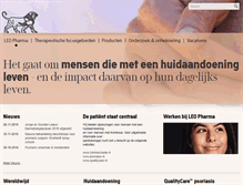 Tablet Screenshot of leo-pharma.nl
