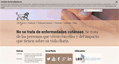 Desktop Screenshot of leo-pharma.es