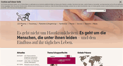 Desktop Screenshot of leo-pharma.de